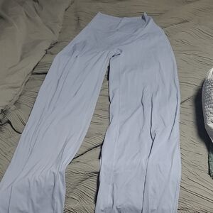 Elegant Sky Blue Wide Leg Pants